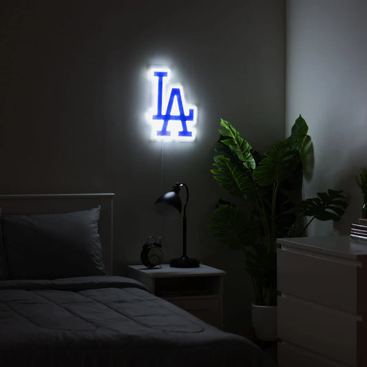 Los Angeles Dodgers LED Neon Light Up Team Logo Sign