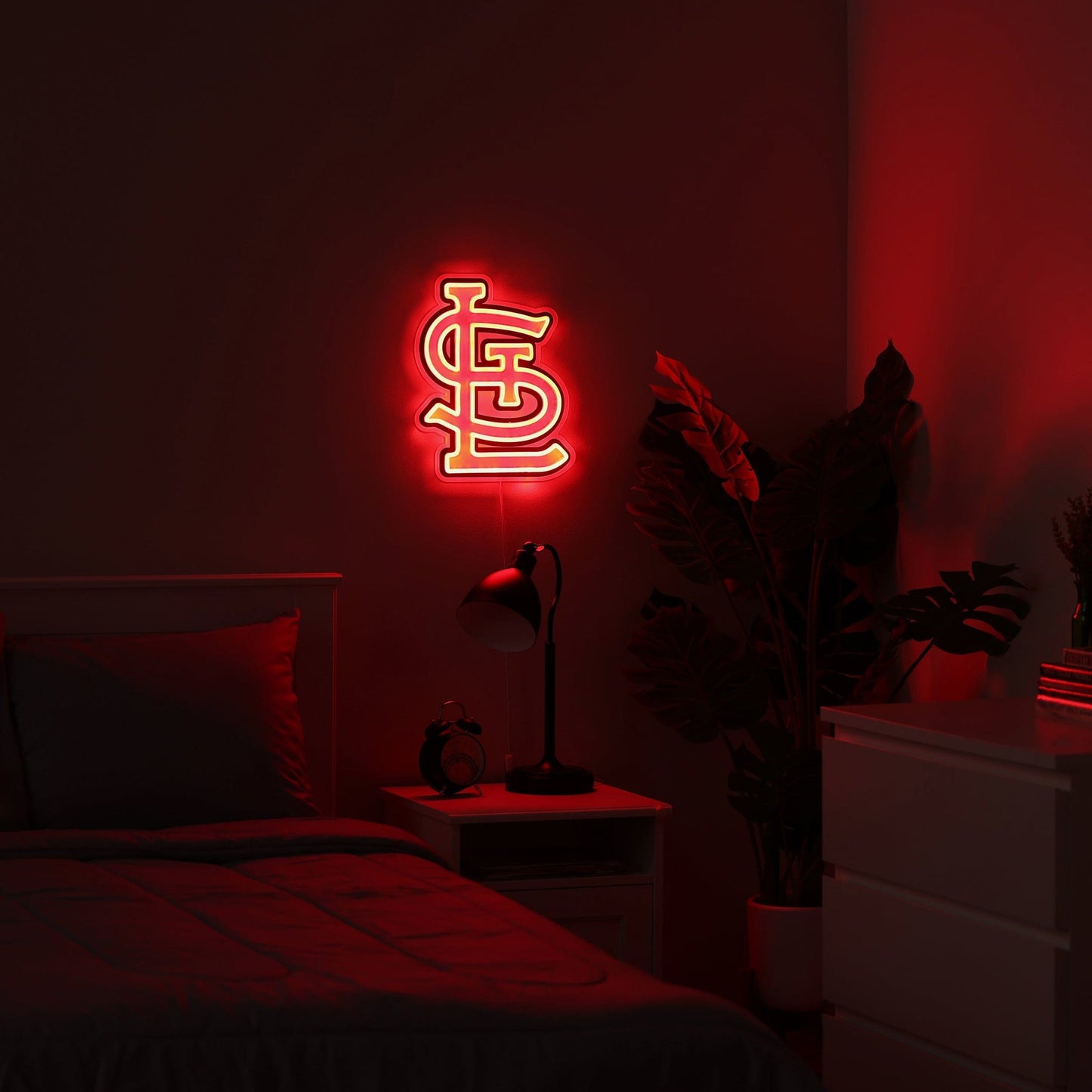 St. Louis Cardinals LED Neon Light Up Team Logo Sign