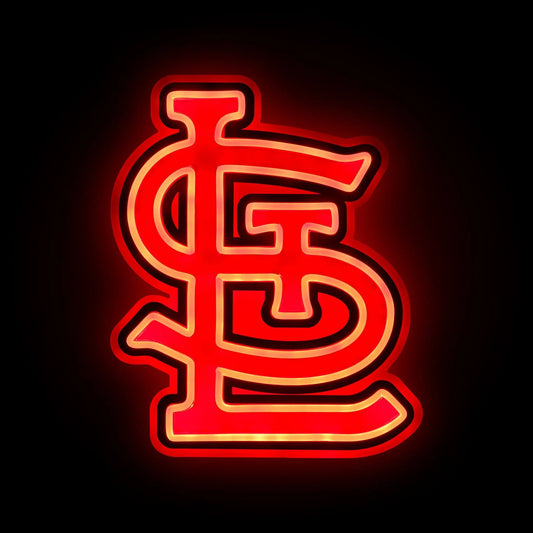St. Louis Cardinals LED Neon Light Up Team Logo Sign