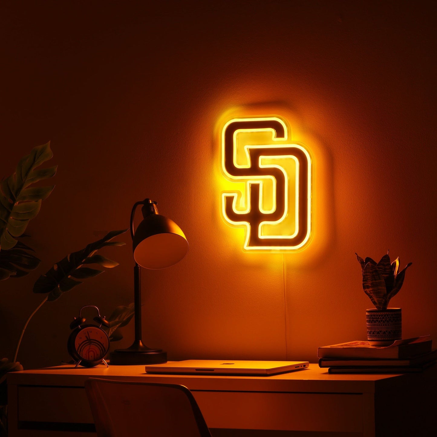 San Diego Padres LED Neon Light Up Team Logo Sign