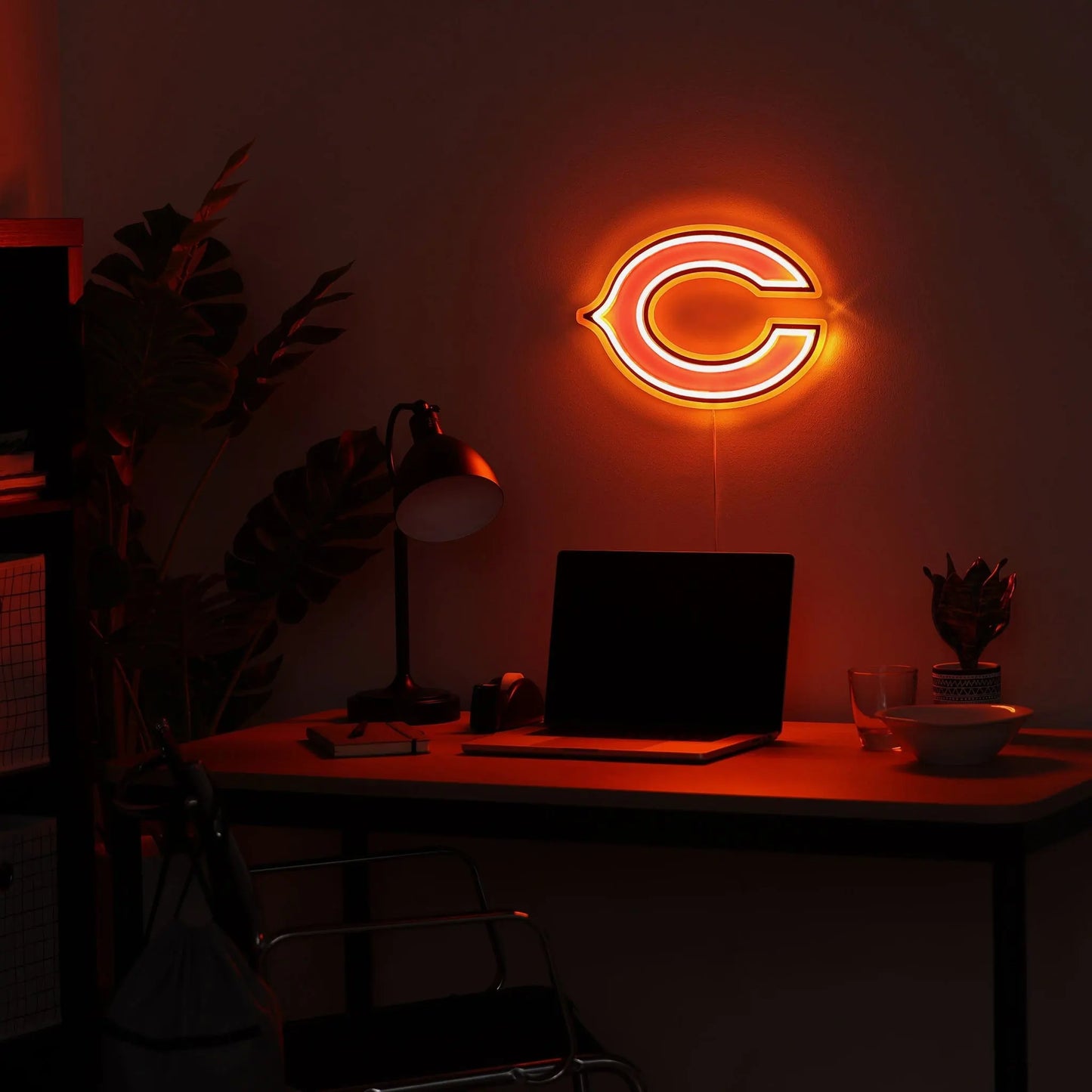 Chicago Bears LED Neon Light Up Team Logo Sign