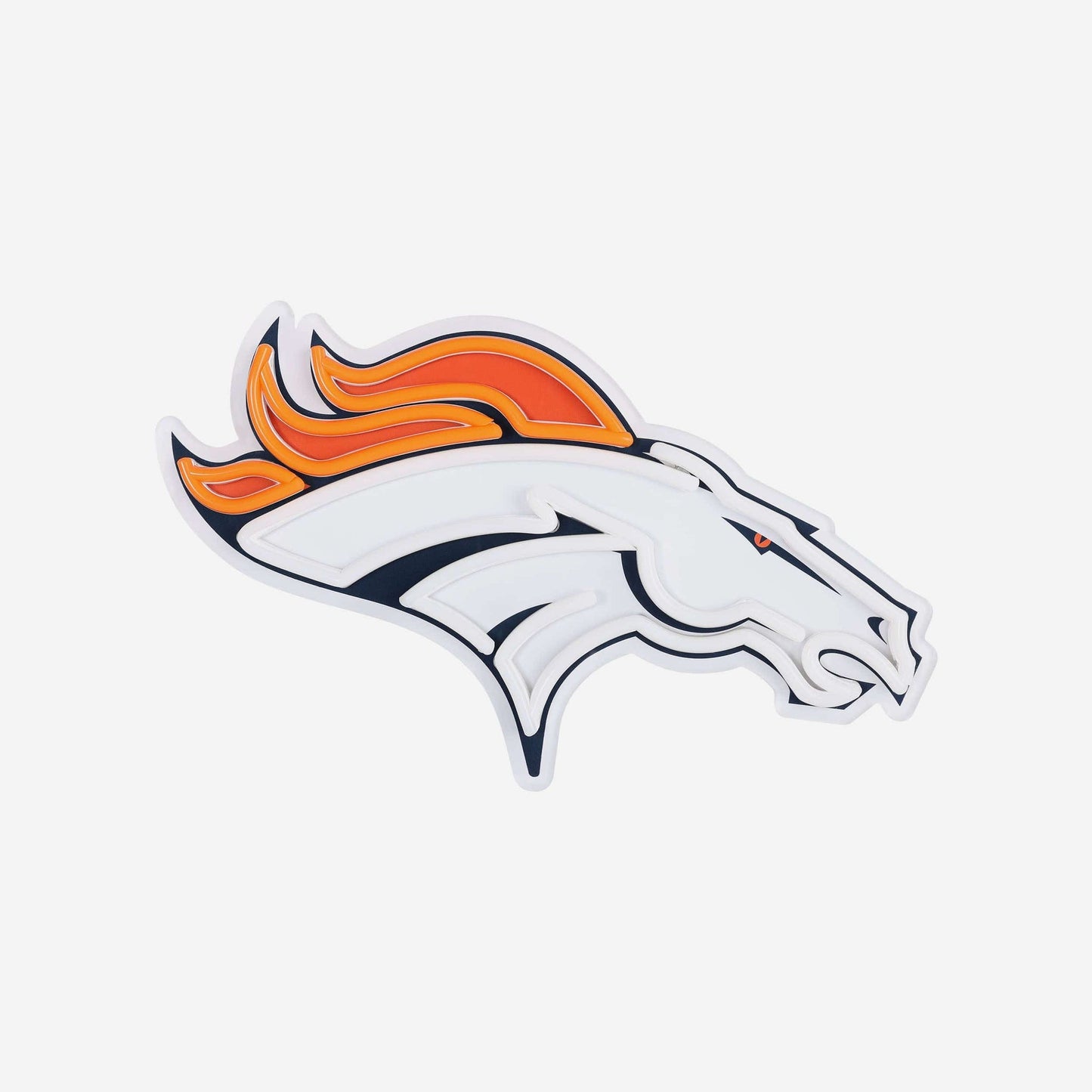 Denver Broncos LED Neon Light Up Team Logo Sign