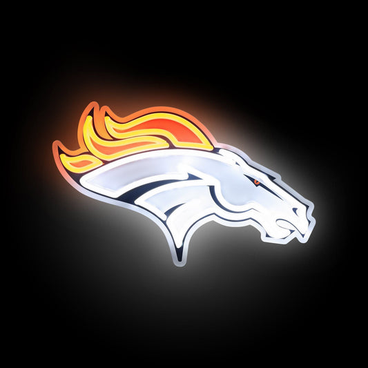 Denver Broncos LED Neon Light Up Team Logo Sign