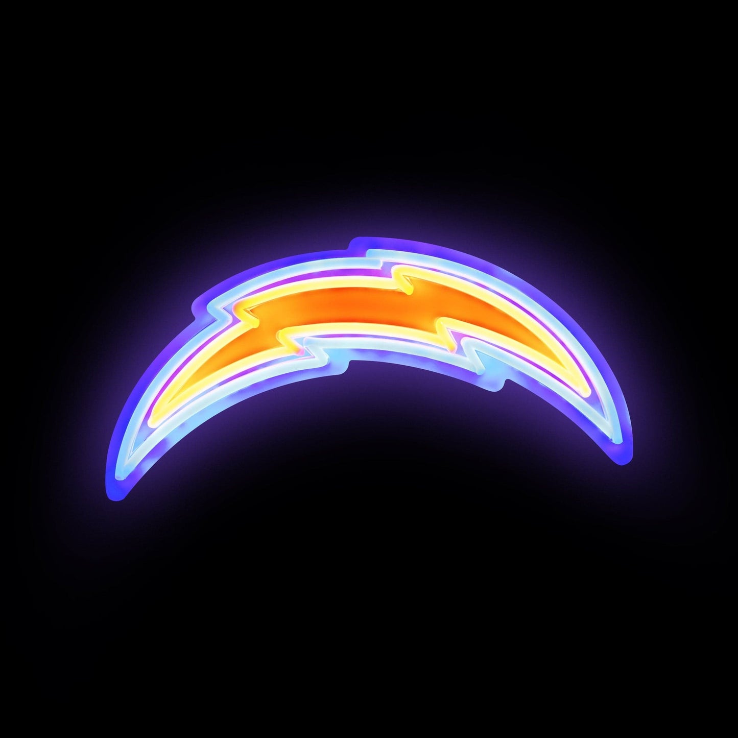 Los Angeles Chargers LED Neon Light Up Team Logo Sign