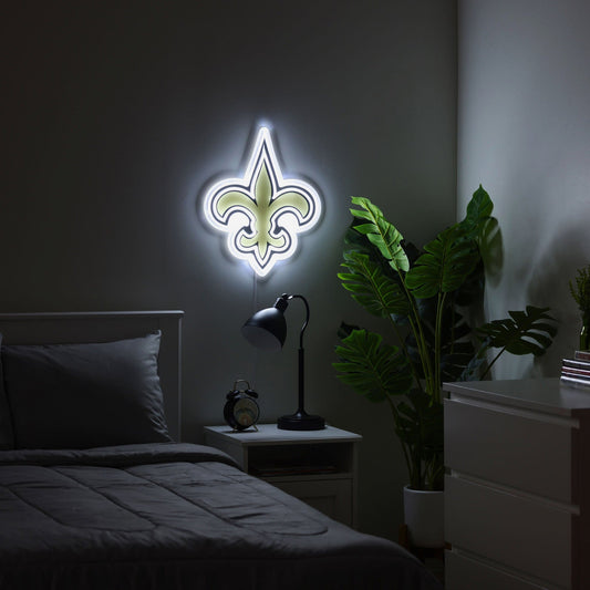 New Orleans Saints LED Neon Light Up Team Logo Sign
