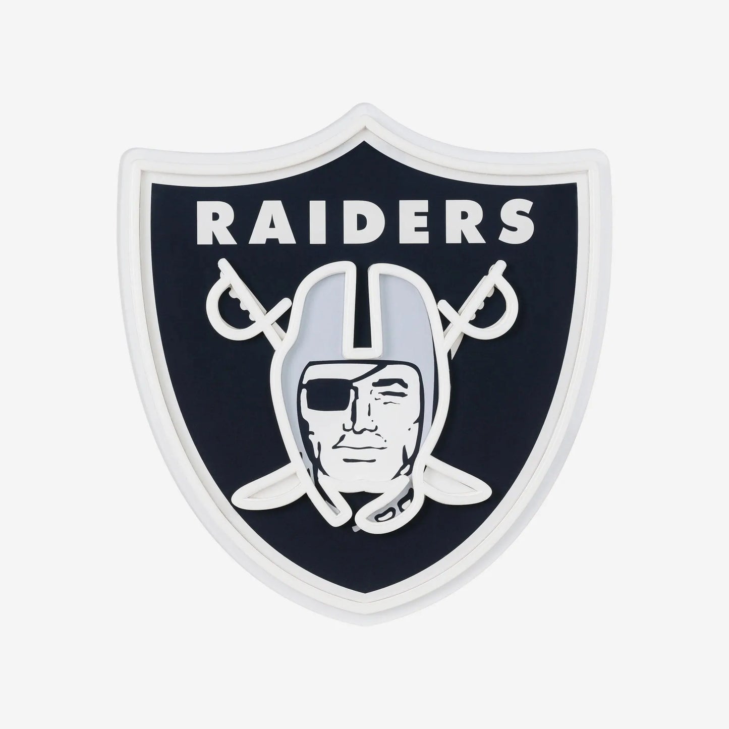 Las Vegas Raiders LED Neon Light Up Team Logo Sign