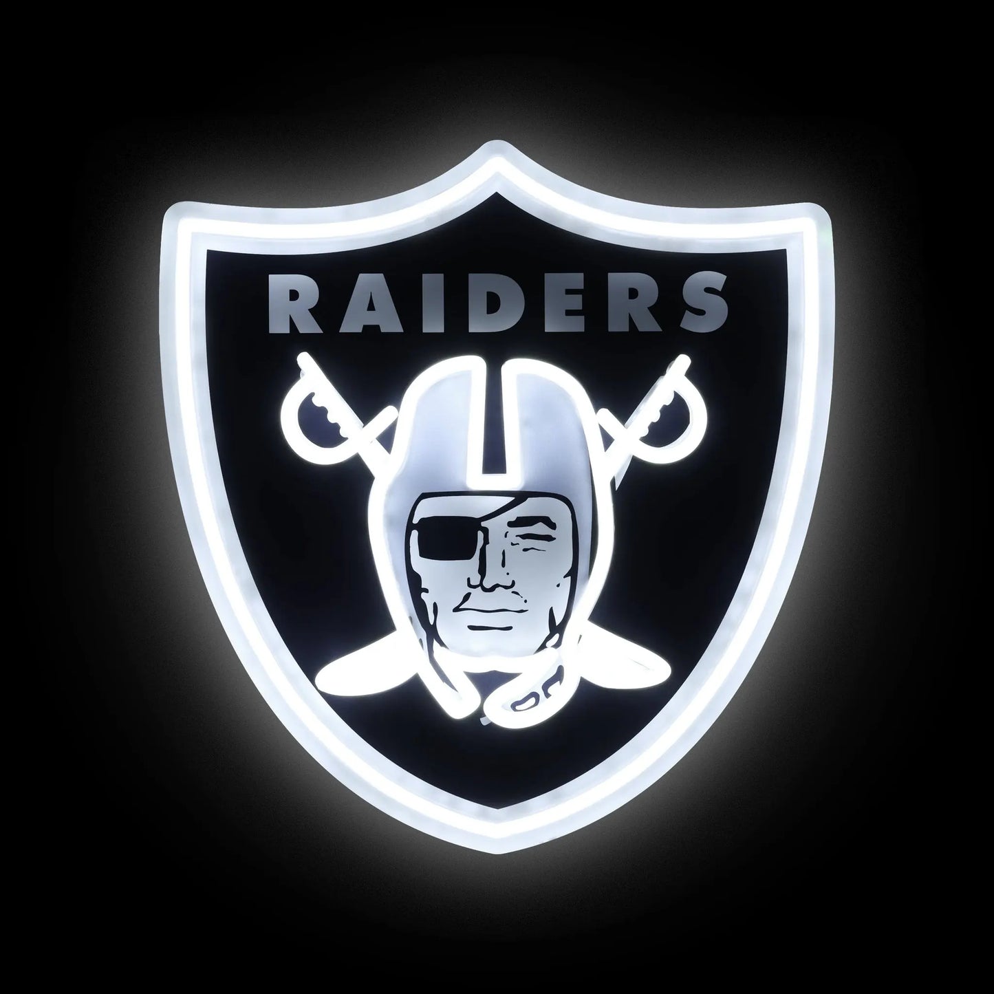 Las Vegas Raiders LED Neon Light Up Team Logo Sign