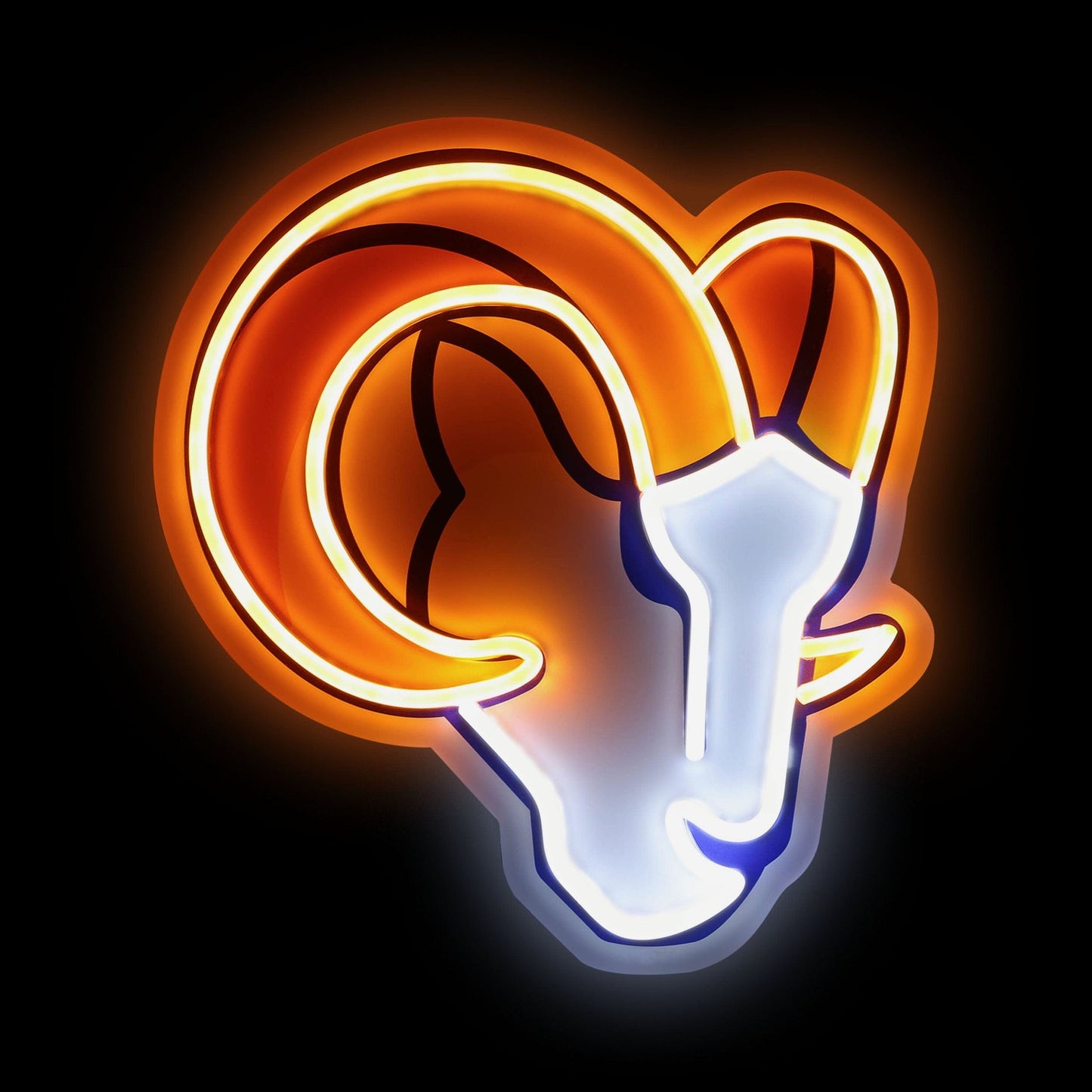 Los Angeles Rams LED Neon Light Up Team Logo Sign