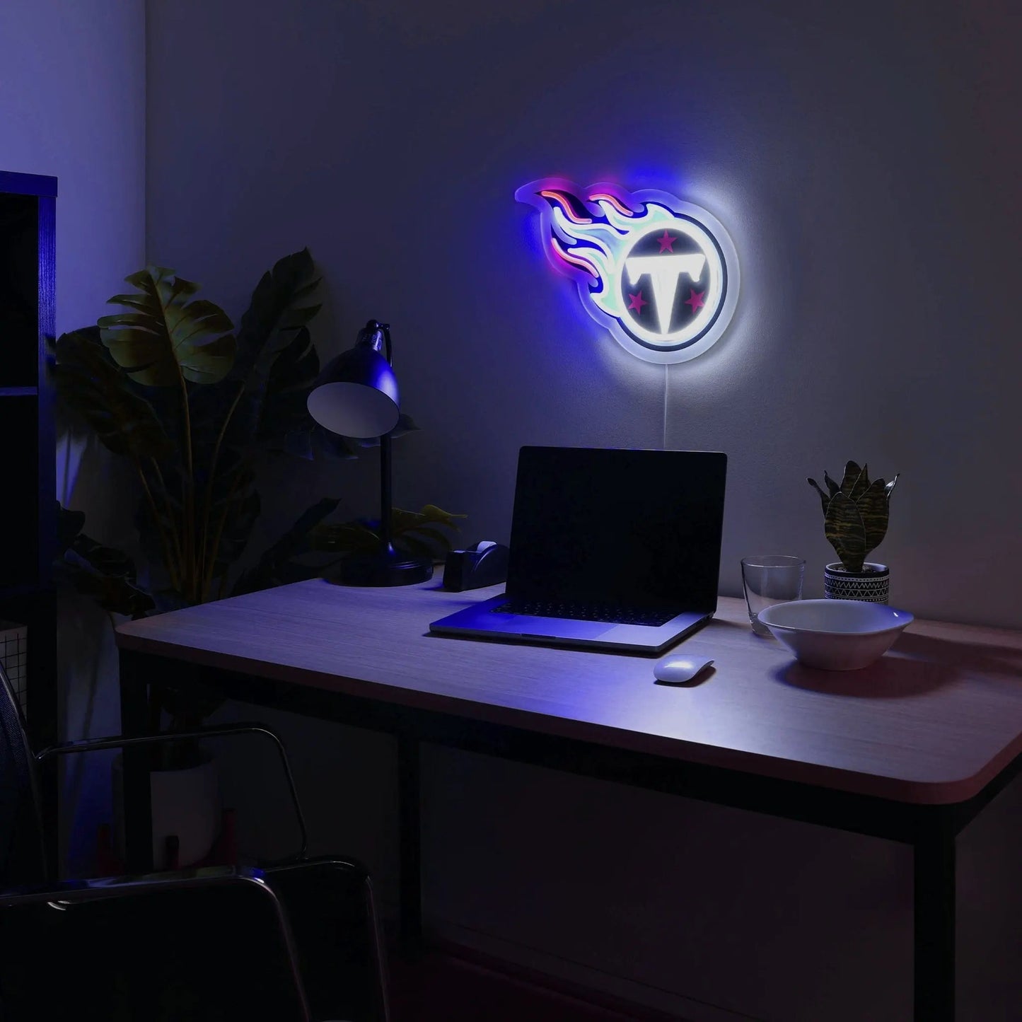 Tennessee Titans LED Neon Light Up Team Logo Sign
