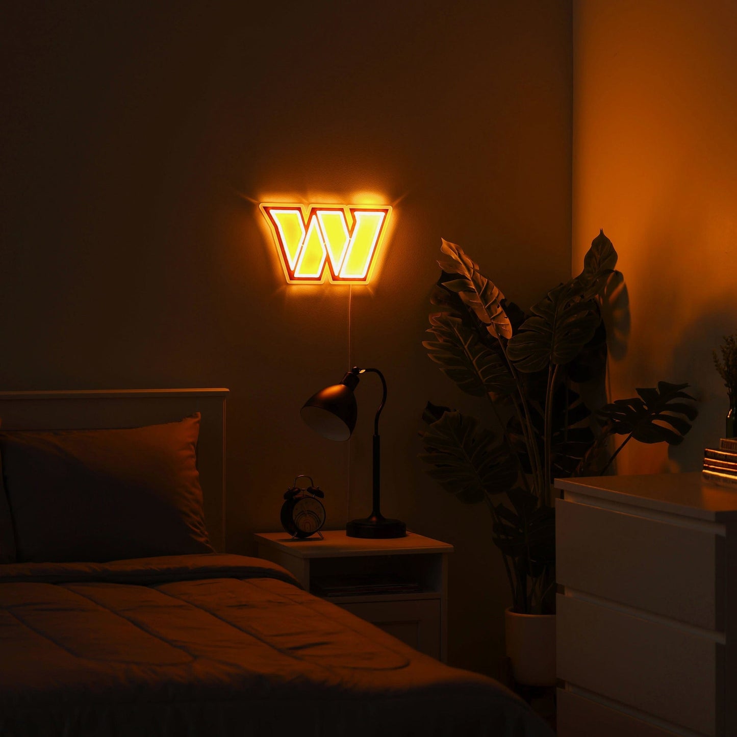 Washington Commanders LED Neon Light Up Team Logo Sign