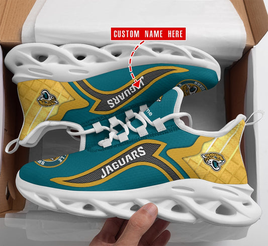 Jacksonville Jaguars Personalized Yezy Running Sneakers SPD683