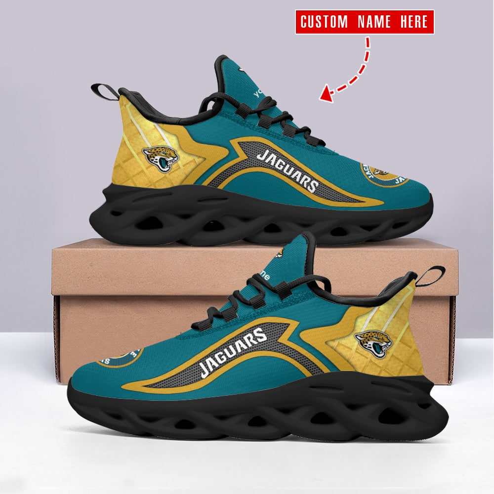 Jacksonville Jaguars Personalized Yezy Running Sneakers SPD683