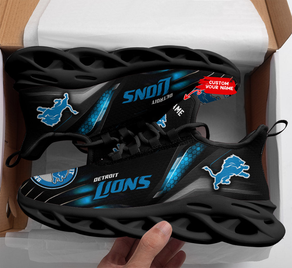 Detroit Lions Personalized Yezy Running Sneakers SPD752