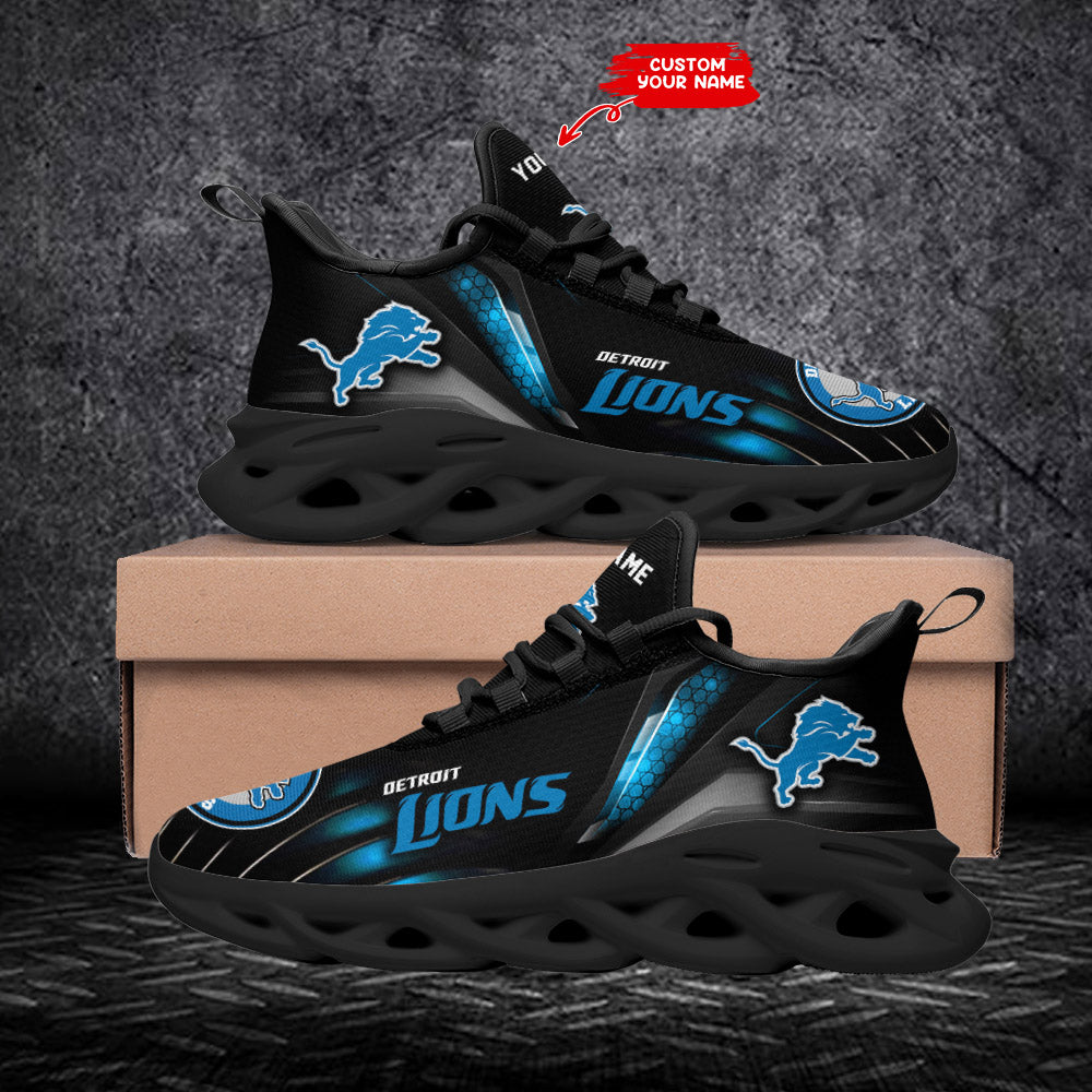 Detroit Lions Personalized Yezy Running Sneakers SPD752