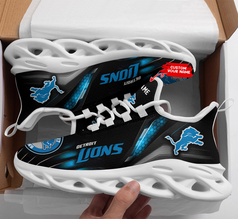 Detroit Lions Personalized Yezy Running Sneakers SPD752