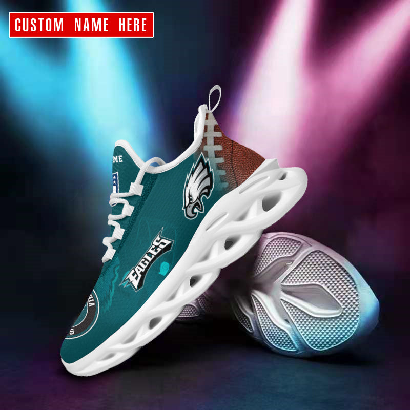 Philadelphia Eagles Personalized Yezy Running Sneakers SPDMS782