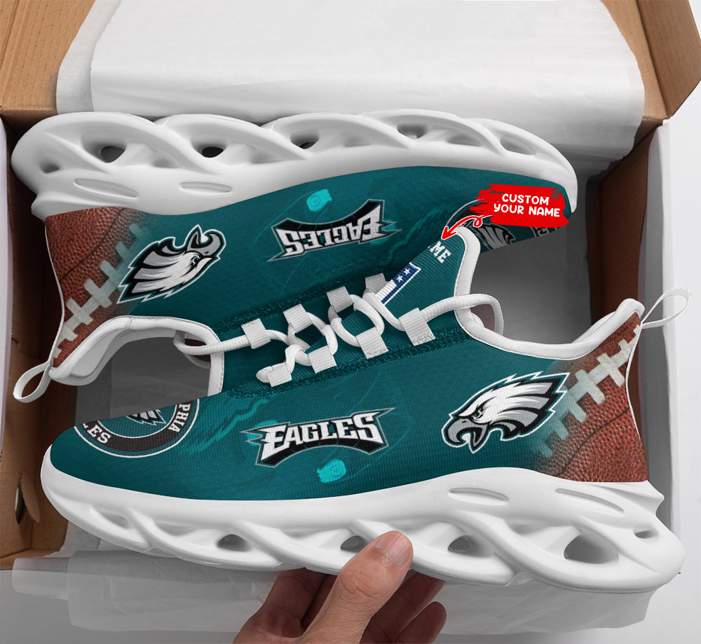Philadelphia Eagles Personalized Yezy Running Sneakers SPDMS782