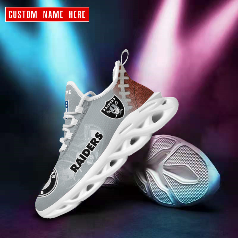 Las Vegas Raiders Personalized Yezy Running Sneakers SPDMS783