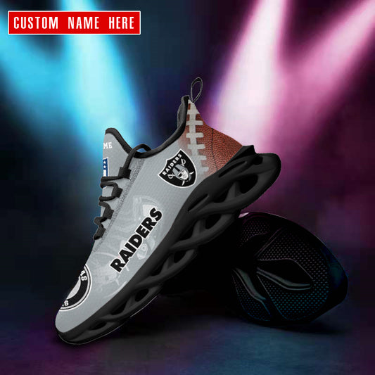 Las Vegas Raiders Personalized Yezy Running Sneakers SPDMS783