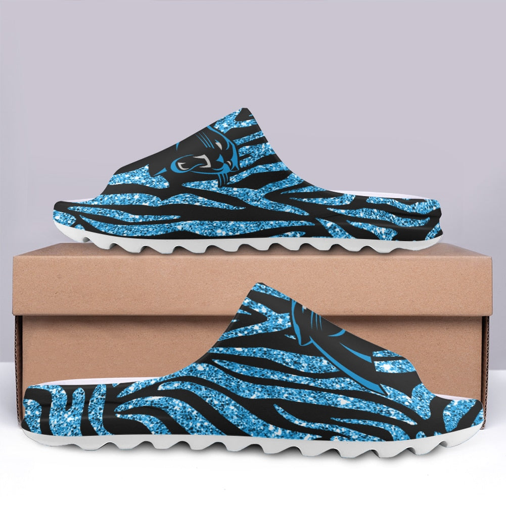 Carolina Panthers Yeezy Slippers Shoes SPT003