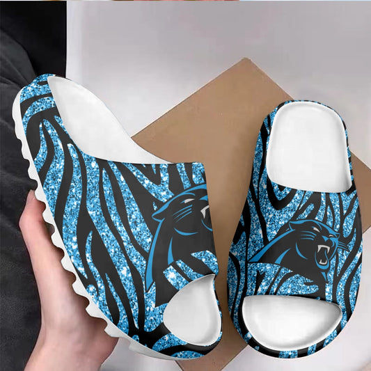 Carolina Panthers Yeezy Slippers Shoes SPT003