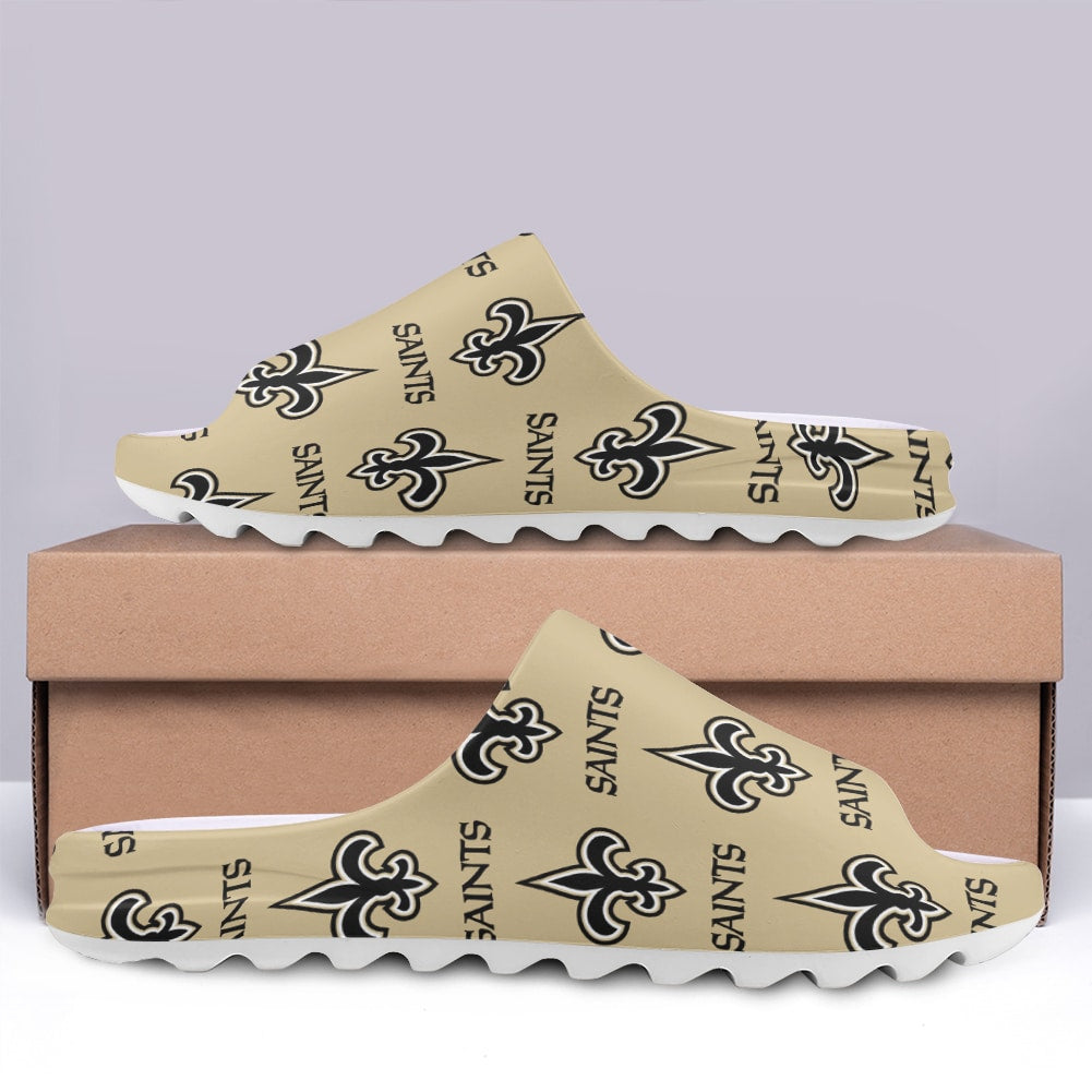 New Orleans Saints Yeezy Slippers Shoes SPT005
