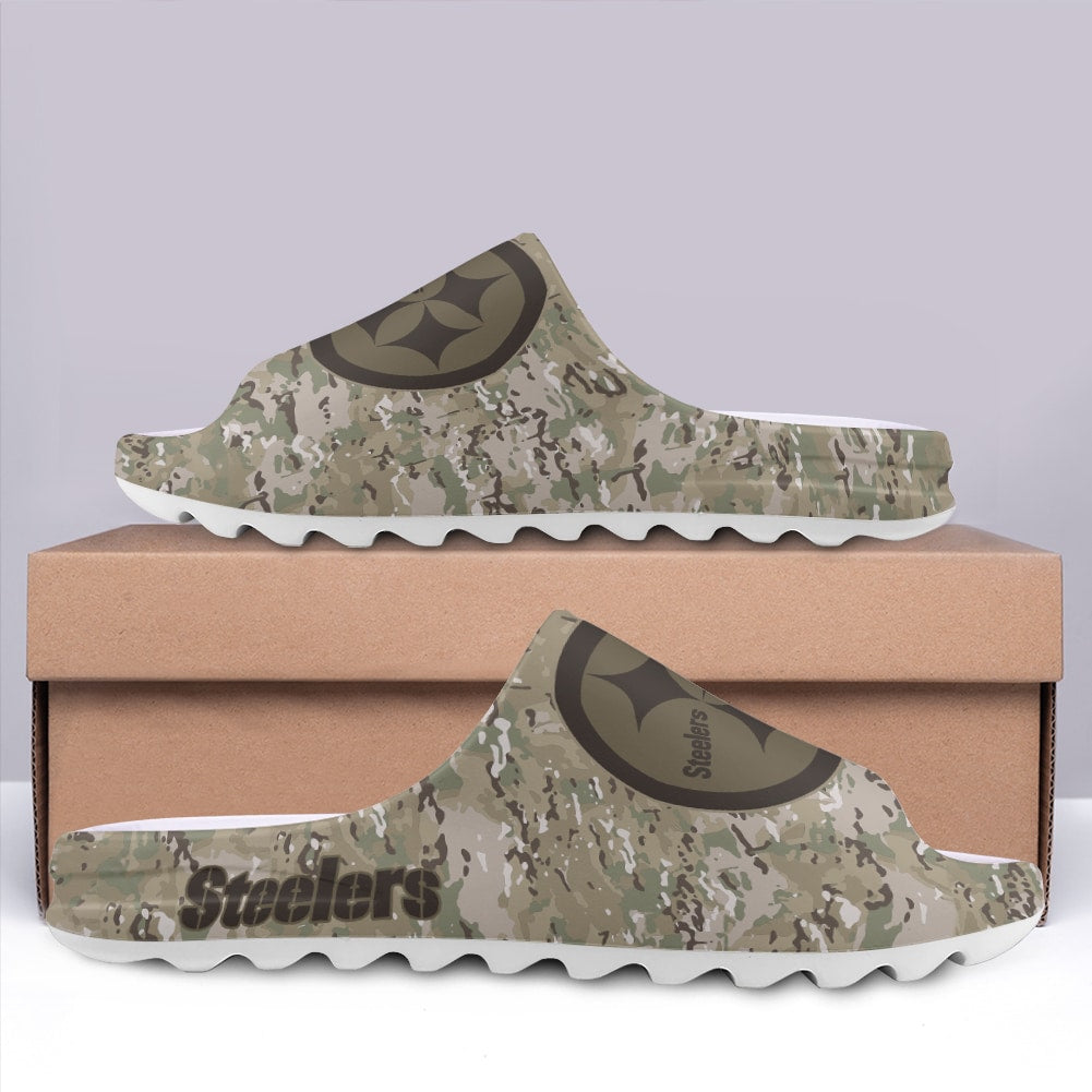 Pittsburgh Steelers Yeezy Slippers Shoes SPT006