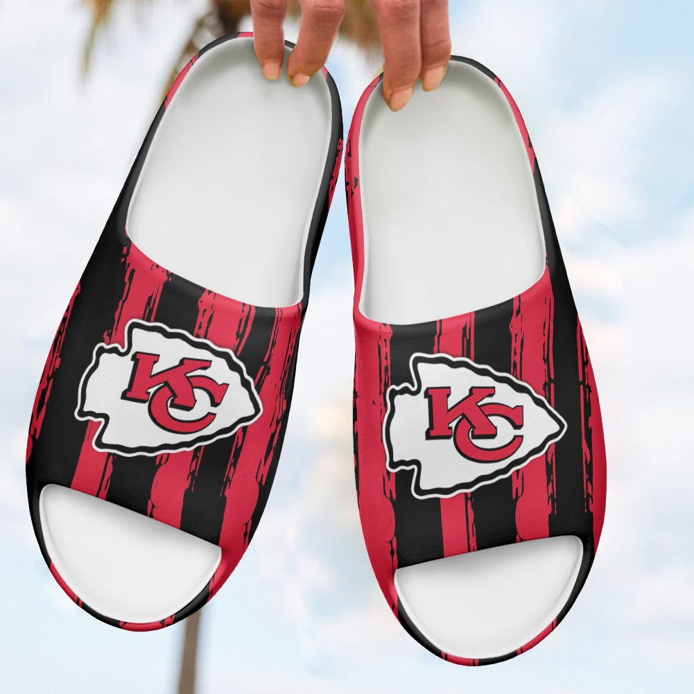 Kansas City Chiefs Yeezy Slippers Shoes SPT017