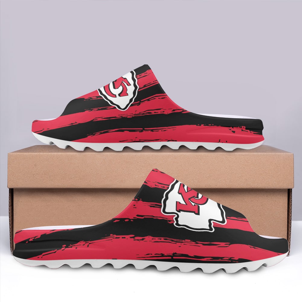 Kansas City Chiefs Yeezy Slippers Shoes SPT017