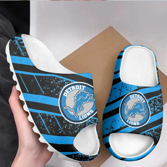 Detroit Lions Yeezy Slippers Shoes SPT021