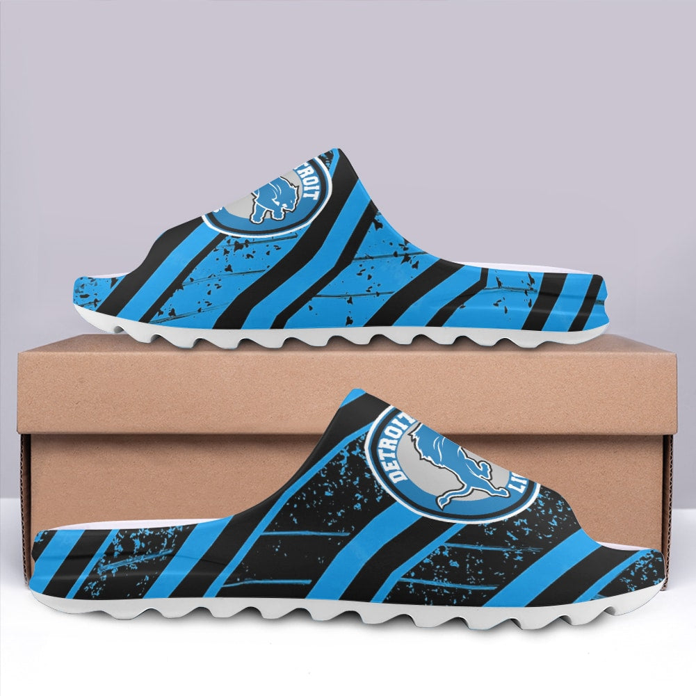 Detroit Lions Yeezy Slippers Shoes SPT021