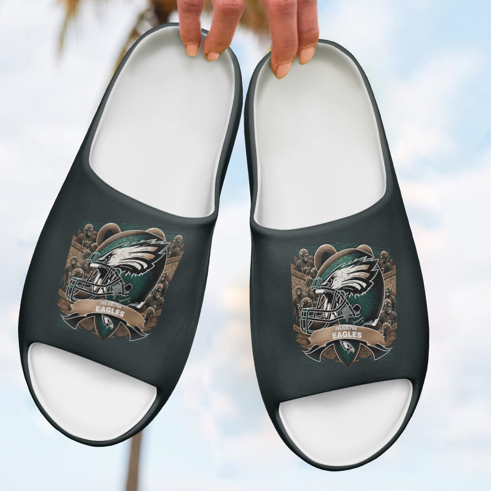 Philadelphia Eagles Yeezy Slippers Shoes SPT027