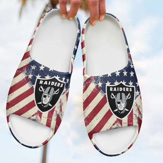 Las Vegas Raiders Yeezy Slippers Shoes SPT030