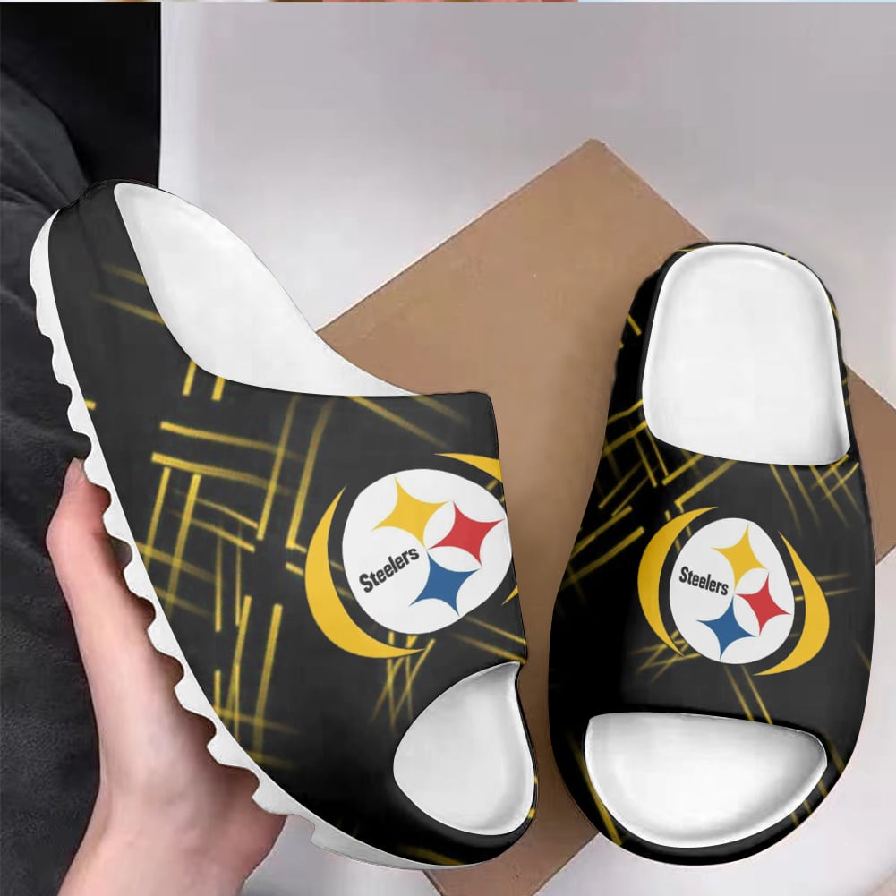 Pittsburgh Steelers Yeezy Slippers Shoes SPT031
