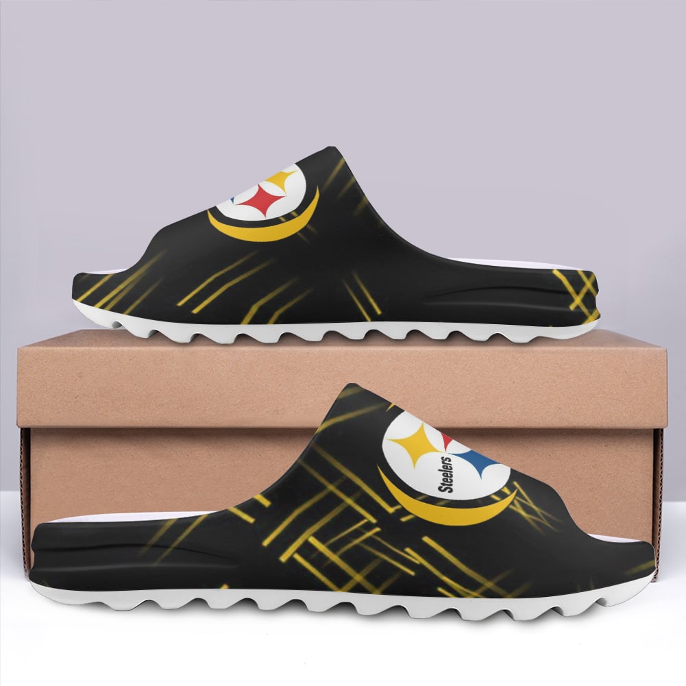 Pittsburgh Steelers Yeezy Slippers Shoes SPT031