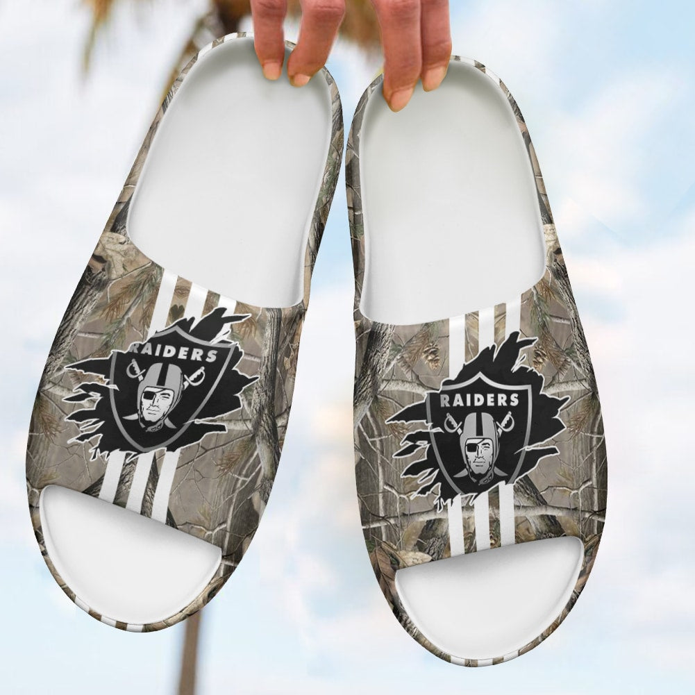 Las Vegas Raiders Yeezy Slippers Shoes SPT043