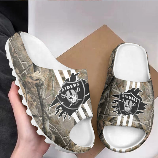 Las Vegas Raiders Yeezy Slippers Shoes SPT043