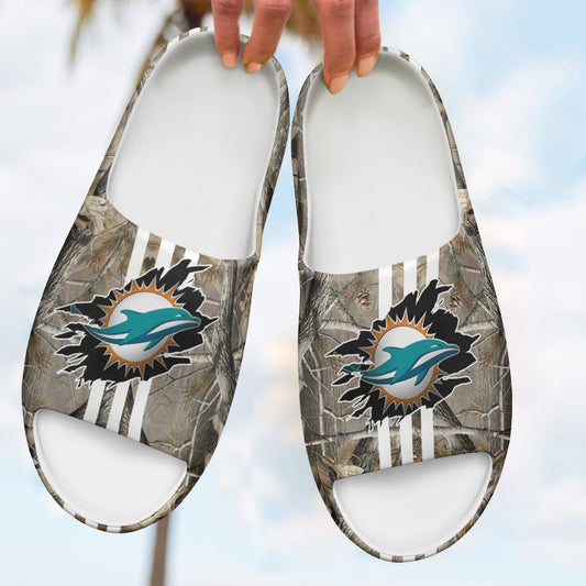 Miami Dolphins Yeezy Slippers Shoes SPT045