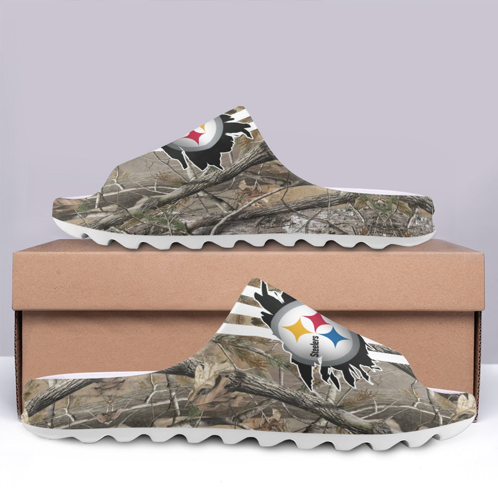 Pittsburgh Steelers Yeezy Slippers Shoes SPT046