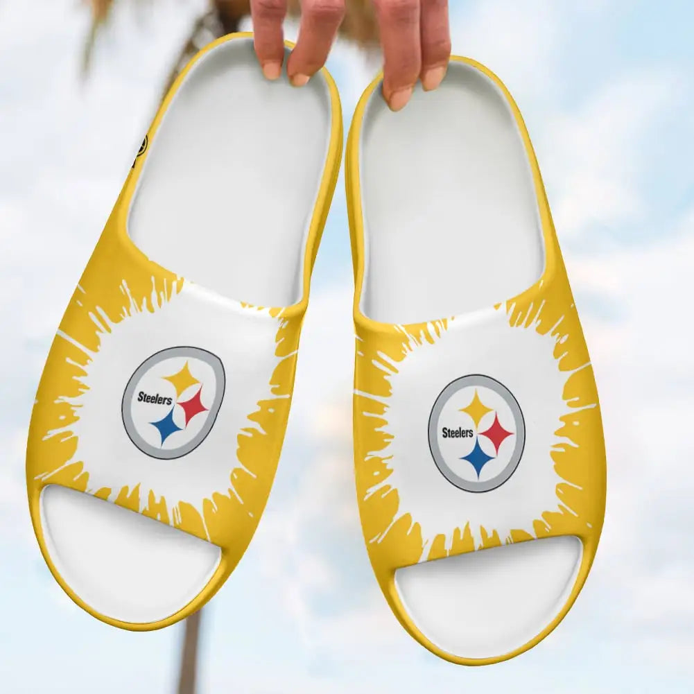 Pittsburgh Steelers Yeezy Slippers Shoes SPT049