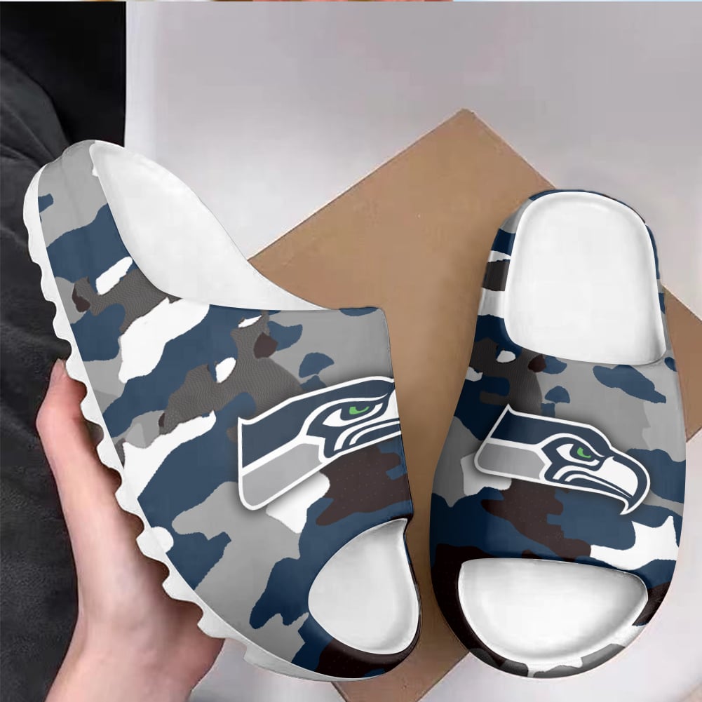 Seattle Seahawks Yeezy Slippers Shoes SPT057