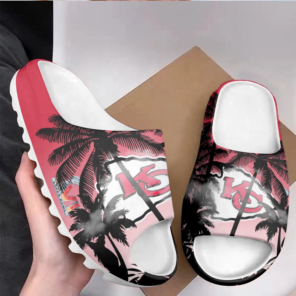 Kansas City Chiefs Yeezy Slippers Shoes SPT070