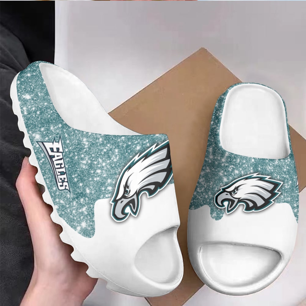Philadelphia Eagles Yeezy Slippers Shoes SPT073