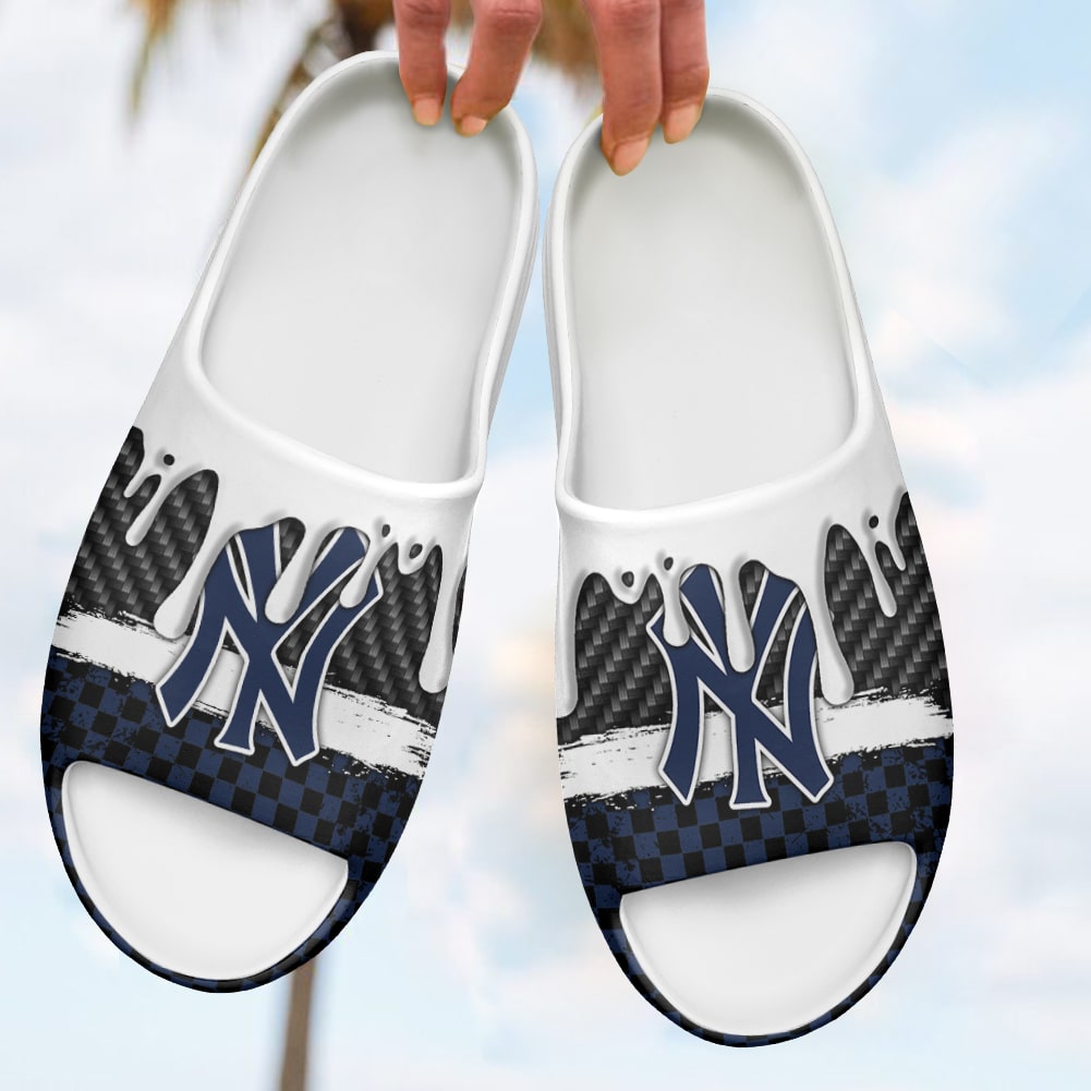 New York Yankees Yeezy Slippers Shoes SPT074