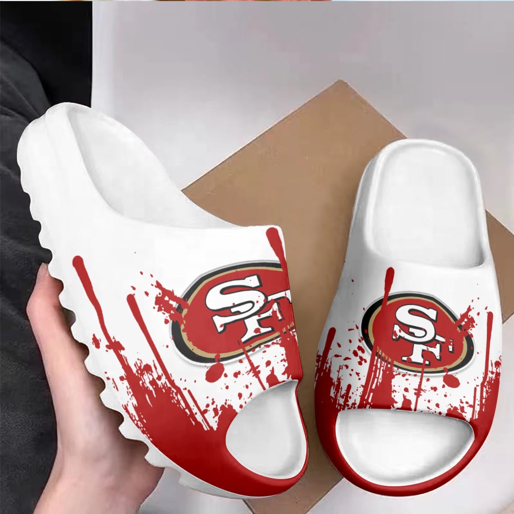 San Francisco 49ers Yeezy Slippers Shoes SPT082