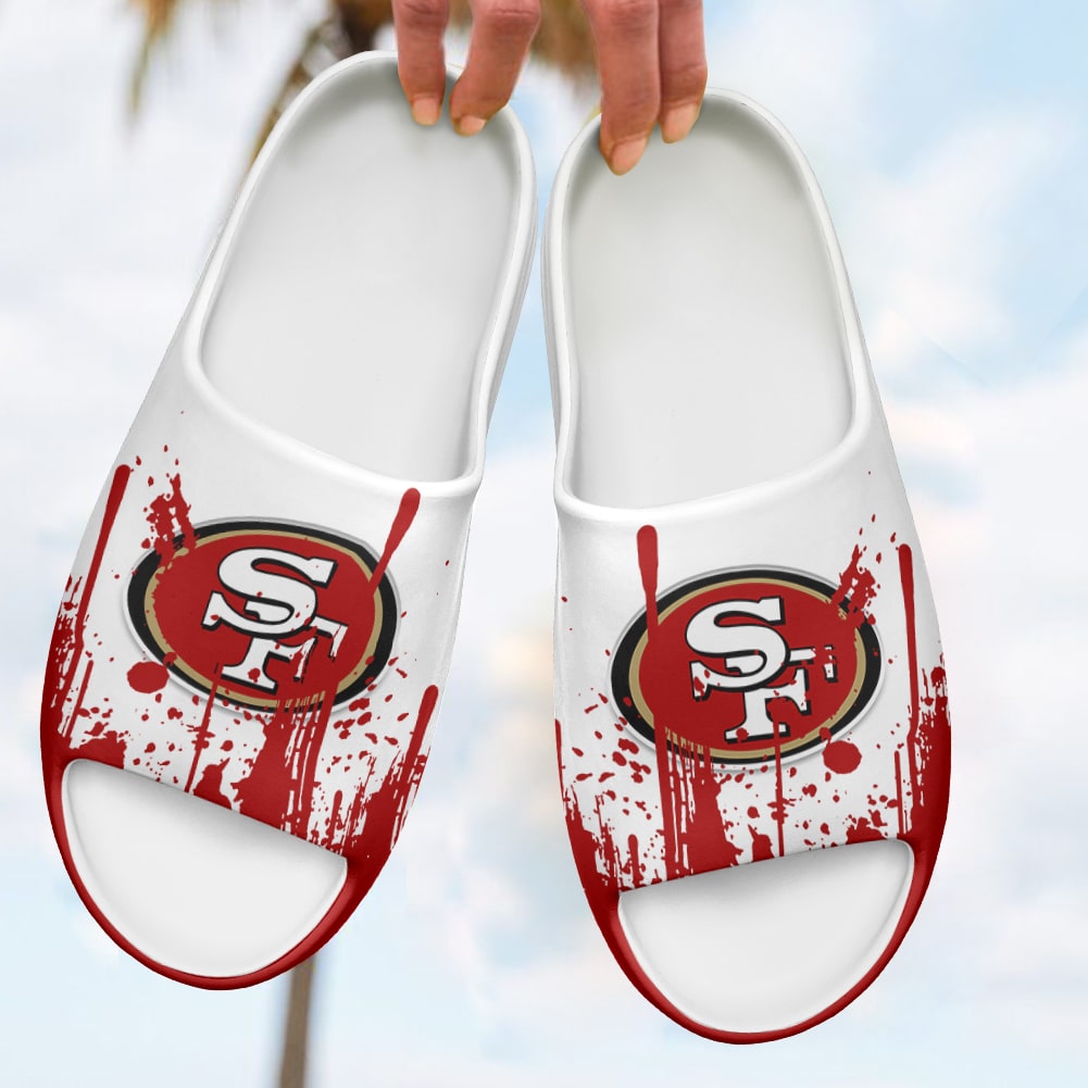 San Francisco 49ers Yeezy Slippers Shoes SPT082