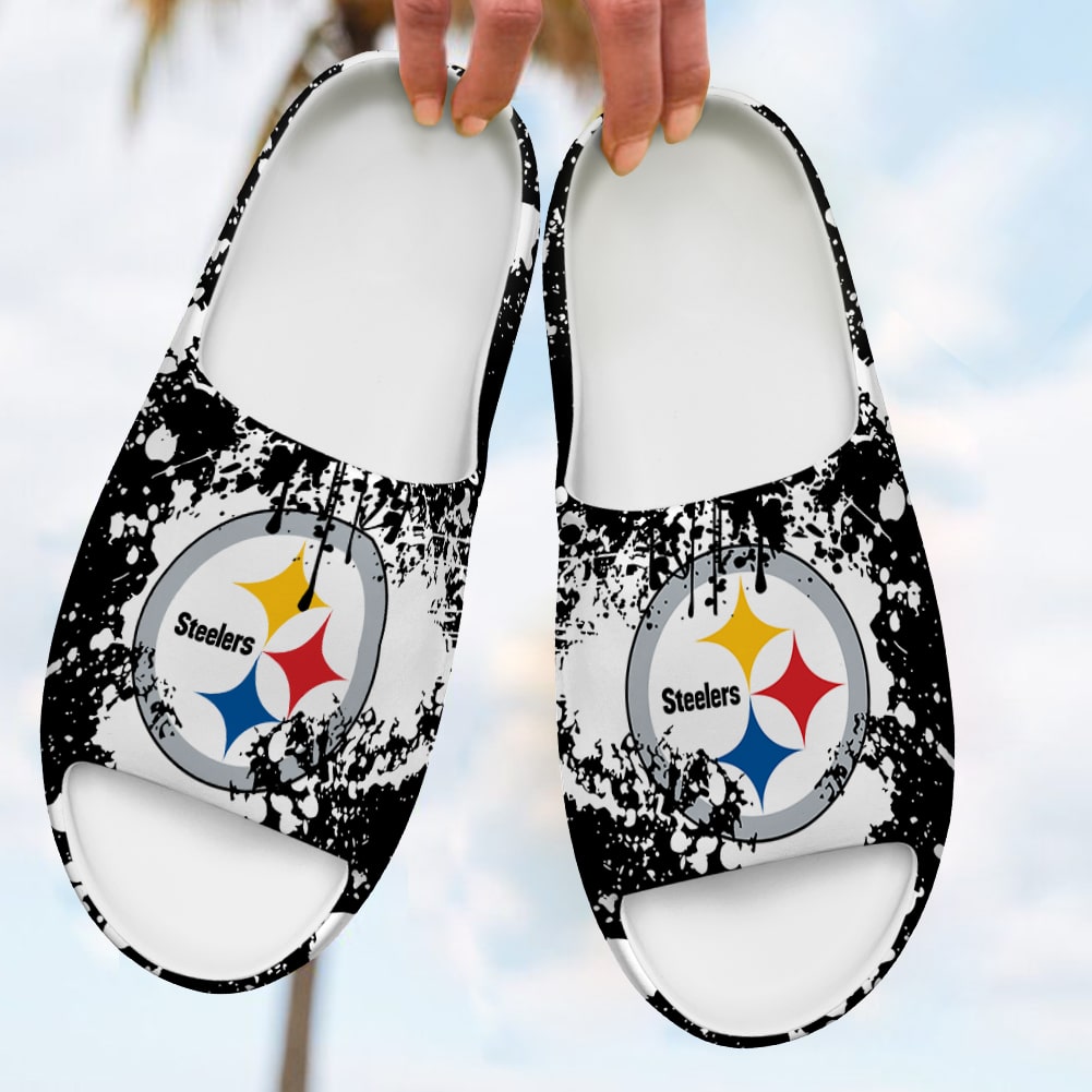 Pittsburgh Steelers Yeezy Slippers Shoes SPT093