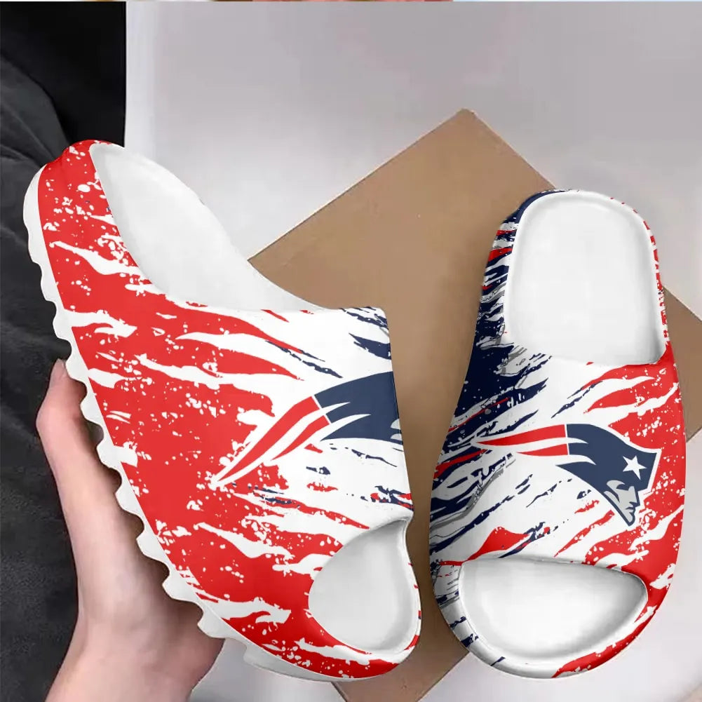 New England Patriots Yeezy Slippers Shoes SPT100