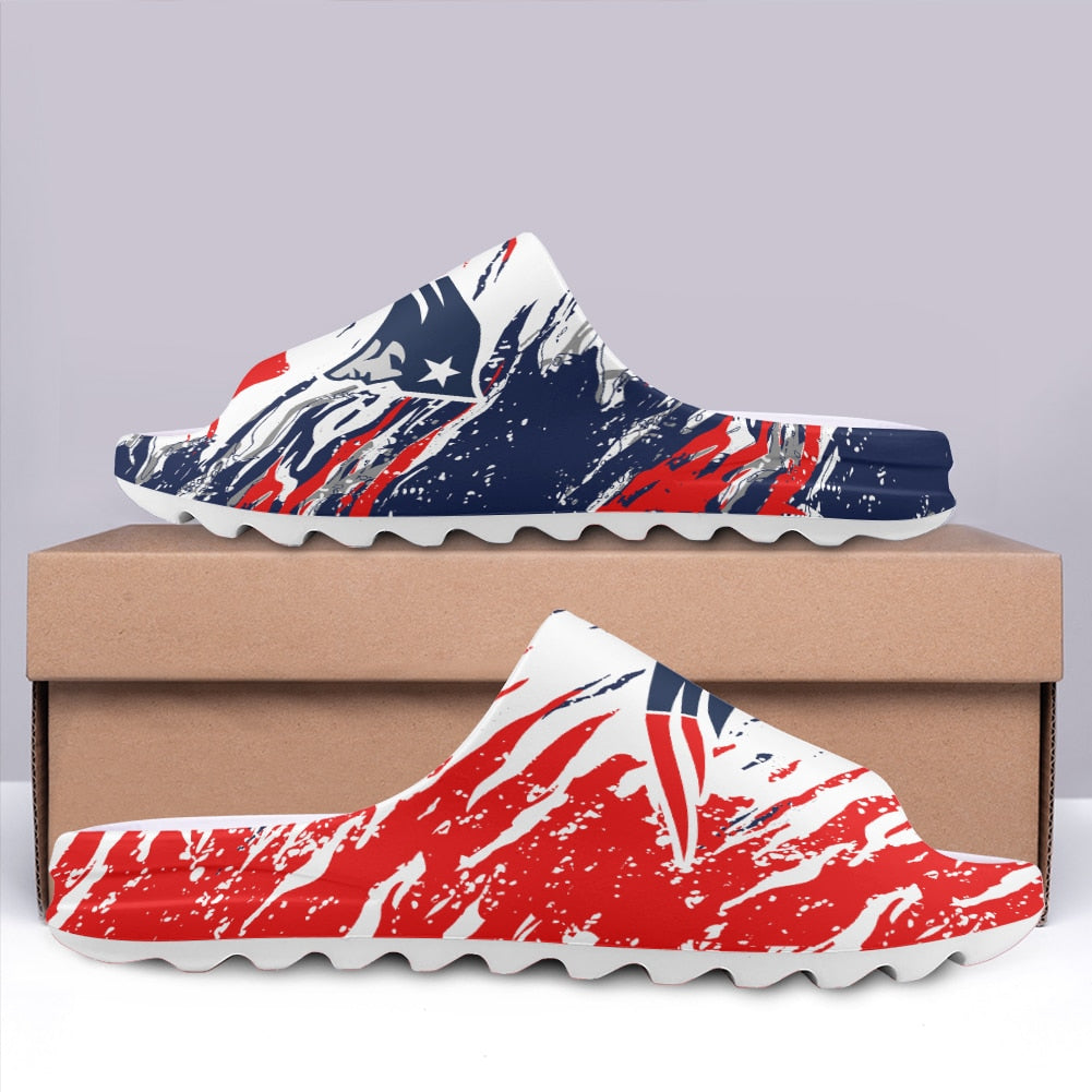 New England Patriots Yeezy Slippers Shoes SPT100
