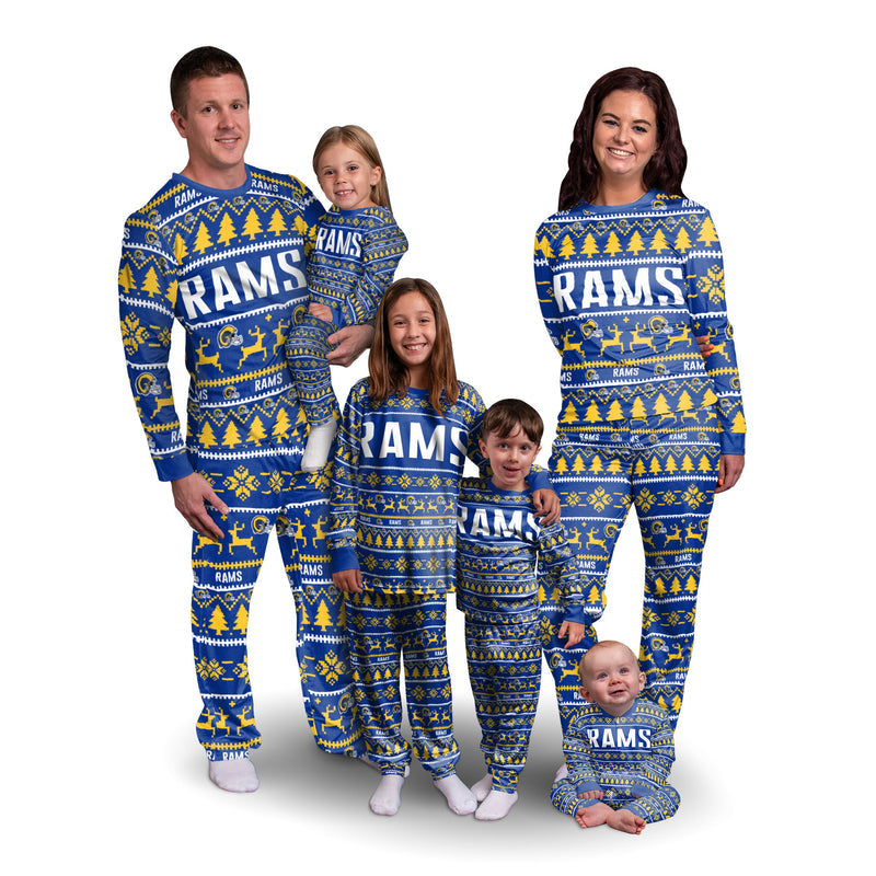 Los Angeles Rams Family Holiday Pajamas AZCPYZAM051